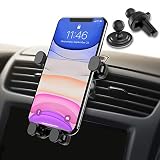 Syncwire 2-in-1 Air Vent Phone Holder, Gravity Automatic Locking Universal Car Cell Phone Mount Compatible iPhone Xs MAX/XS/XR/X/8/8 Plus, Samsung Galaxy S10 Plus/S10/S9/S8/S7/Note Series and More