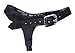 Eliza May Detachable Shoe Straps ShooStraps - to Hold Loose high Heeled Shoes Black Suede
