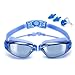 Swimming Goggles swim goggles with Anti-Fog 100% UV Protection No Leaking Triathlon Swim Glasses with Free Earplugs Protection Case and Nose clips for Adult Men Women kids cover by hjqloveclp