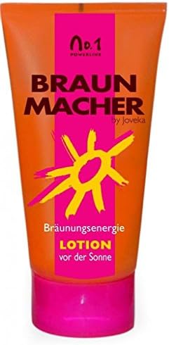 Joveka Braunmacher Lotion Tanning Intensifier with a Touch of Self-Tanning 150 ml Pack of 1