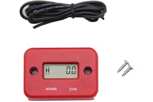 Inductive Hour Meter for Gas Engine Lawn Mower Dirt Bike Motorcycle Motocross Snowmobile Karting Marine ATV Boat Outboard Mot