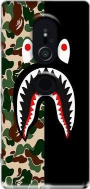 Mobilinnov Sony Xperia XZ2 Ultra Slim HARD case Shark Bape Camo Military Bicolor - smartphone Sony Xperia XZ2 decorative case accessories