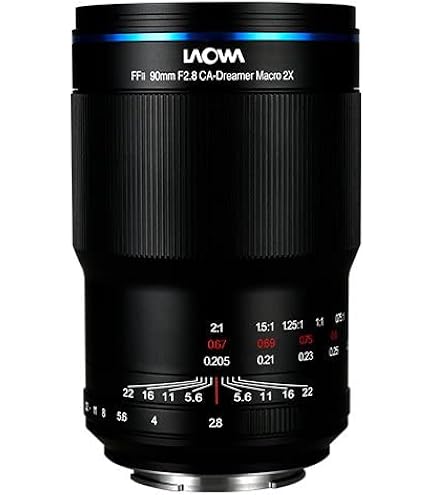 Venus Laowa Obiettivo Ultra Macro APO 90mm F/2.8 2X Per Sony E-Mount – Messa A Fuoco Manuale, Full Frame, Ingrandimento 2:1, APO Per Aberrazione Zero, Leggero E Compatto
