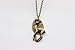 necklace Bronze Always, Deer, Heart
