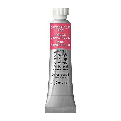 Winsor & Newton Professional Water Colour Paint, 5ml tube, Quinacridone Red