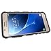 K-Xiang SWEET-65 Armor Series Heavy Duty Protection, Hybrid Shockproof, Dual Layer Protective Case Cover with Stand for Samsung Galaxy J7, Black