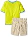 Hatley Boys' Little 2 Piece Tee and Woven Short Set
