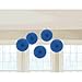 Amscan Bright Royal Blue Mini Paper Hanging Fans, 5 Ct. | Party Decoration