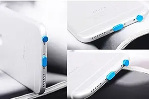 Gametown Aluminium Charger Anti Dust Plug & Earphone Jack Plug for iphone 6 6 plus 5 5S 5C (Blue)