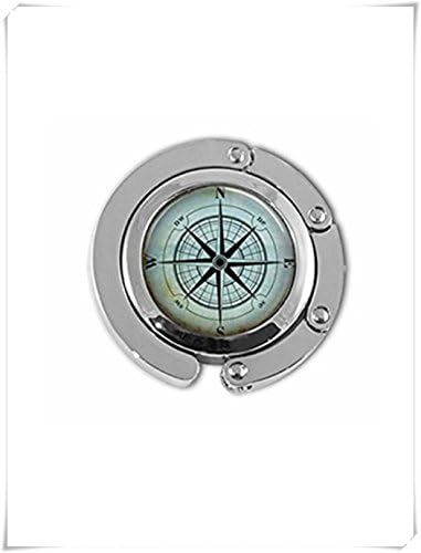 Nautical Accessories Compass Purse Hook Umbrella Holder Diaper or Tote Bag Hanger