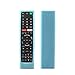 Sony Smart TV Remote Case SIKAI Shockproof Silicone Case for Sony RMF-TX300U RMT-TX200U RMT-TX102U RMF-TX200U Android TV Voice Netflix Remote Skin-Friendly Washable with Lanyard (Glow in Dark Blue)