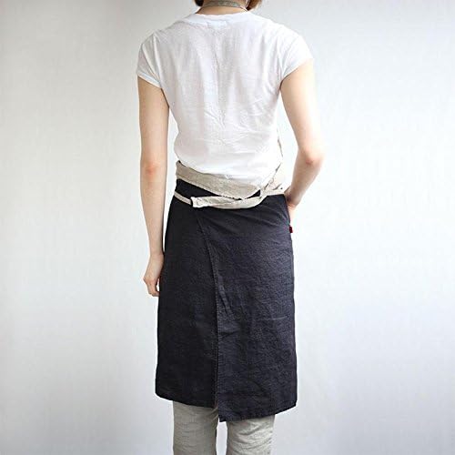 Lino e Linaリーノ・エ・リーナフルエプロン カリーナ ノワール