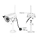 LESHP Wireless WIFI Security Camera Bullet IP Camera HD 1280P Home Surveillance with Night Vision Waterproof Outdoor