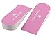 Women Pair Pink Height Increase Foam Sports Shoes Insoles Pads Cushion