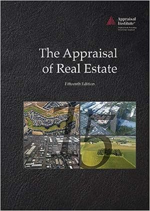 The Appraisal Of Real Estate 15th Edition Appraisal Institute 9781935328780 Amazon Com Books