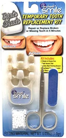 Instant Smile Triple Shade Temporary Tooth Kit Replace A Missing