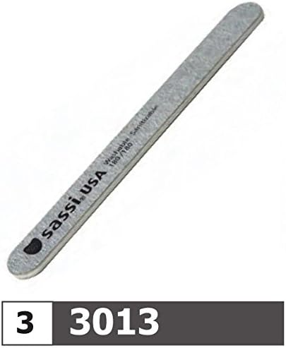 Sassi 180/180 Grit Zebra Jumbo Eery Board 25 pieces, Professional, salon , pedicure, manicure, nail art, nail block, sanding paper, emery board, miracle shiner, washable, sanitizable, shiner, buffer, buffer block, cosmetic