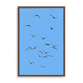 Framed Canvas Wall Art for Living Room, Bedroom Simple Style Theme Canvas Prints for Home Decoration Ready to Hang - 16x24 inches