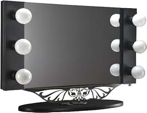 Amazon.com: Starlet Table Top Lighted Vanity Mirror 34" x ...