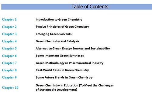 An Introductory Text on Green Chemistry : For Undergraduate Students 1