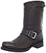 Frye Veronica Short Boots for Women Made from Full-Grain Leather with Antique Metal Hardware, Goodyear Welt Construction, and Rubber Lug Soles – 6 ¾” Shaft Height