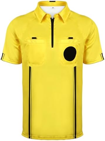 Amazon.com: Murray Sporting Goods Yellow Soccer Referee Jersey