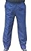 CK Sportswear The Senior Shop Men's Full Elastic Waist, No Zipper, Buttons Loops Pull On Denim Jeans