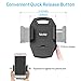 Car Mount, Veckle Air Vent Car Phone Holder With Release Button Armor Cradle Car Holder for Smartphone iPhone 8 7 Plus 6S, Samsung Note 8 S8, HTC U11, OnePlus 5, Nexus 6P, GPS and More, Black