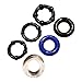 Ultimate54 Cock Rings Silicone Male Enhancement Exercise Bands Set of 6 Rings Discreet Packaging