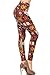 R791-PLUS Exotic Blaze Print Fashion Leggings