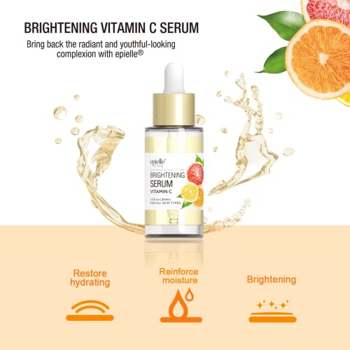 epielle Hydrating Hyaluronic Acid Serum epielle Vitamin C Serum For