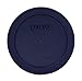 Pyrex Blue 2 Cup Round Storage Cover #7200-PC for Glass Bowls 3-Pack