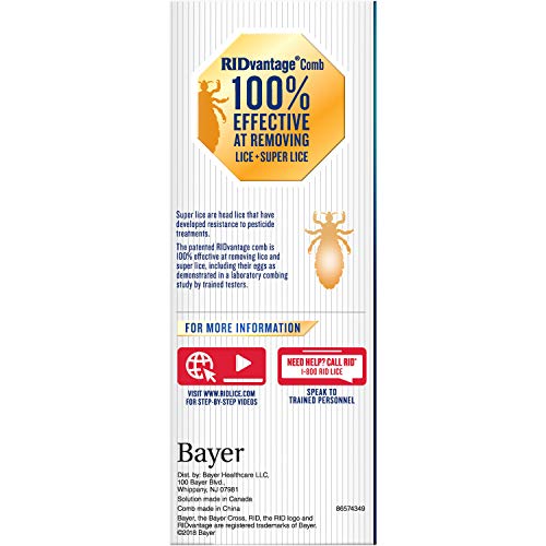 RID MAX Complete Lice Removal Kit, EasytoUse, Includes 1 RIDvantage