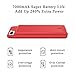 iPhone 8 Plus / 7 Plus / 6s Plus / 6 Plus Battery Case, LoHi 7000mAh Capacity Support Headphones Ultra Slim Extended Battery Rechargeable Protective Portable Charger 5.5 Inch Red