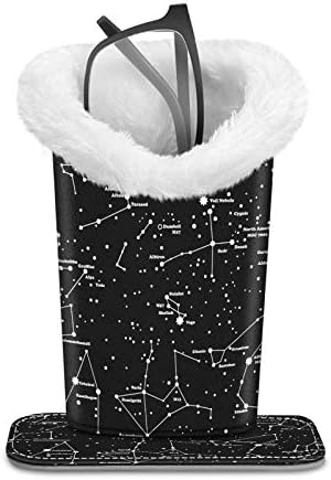 SNOWSTAR Plush Lined Eyeglasses Holder Stand