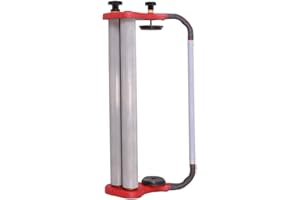 VOTOER Pre Stretched Handheld Stretch Wrap Film Dispenser, Double Roller Design Manual Film Wrapper Wrapping Hand Tools, for 20" (50cm) Stretch Film Packing