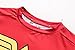 Red Plume Women's Compression Fitness Sport T-Shirt Superhero Sercies Short-Sleeved Yoga Sport Shirt for Women Red