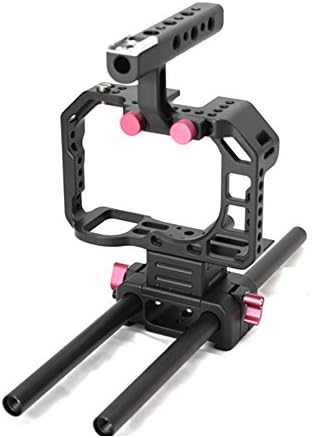 Hontoo DSLR Camera Rig Cage Kit for A7S A7R with Top Handle and HDMI LOCK (A7S)