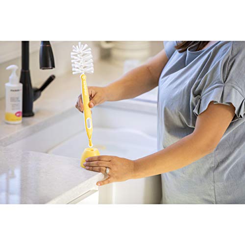 image for Medela Quick Clean Bottle Cleaning Brush, Soft, Flexible Head; Adaptab