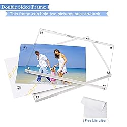 AMEITECH Acrylic Picture Frames, 4x6 inch Clear
