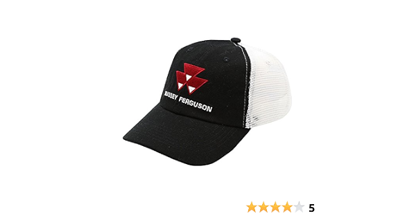 Massey Ferguson Black \u0026 White Mesh Hat 