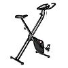 XS Sports B210 Folding Magnetic Exercise Bike - Indoor Fitness Equipment - Stationary Upright Gym Cycle and Foldable…