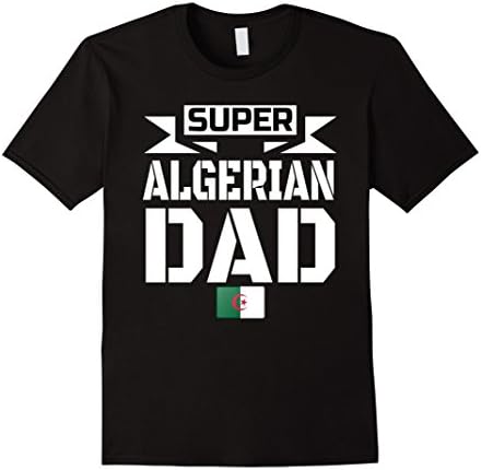 Mens Storecastle: Super Algerian Dad Father's Algeria T-Shirt 3XL Black