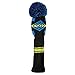 Scott Edward Blue Yellow Black Abstract Pattern Golf Head Covers Set of 4 Wood Clubs