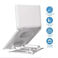 Laptop Stand, Adjustable Laptop Stand, Laptop Riser Portable Foldable Desktop Laptop Stand, Laptop Computer Stand Compatible with 10 to 17 Inch PC Notebook Tablets