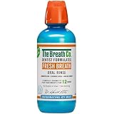 THEBREATHCO. The Breath Co. Alcohol Free Mouthwash. Dentist Formulated Oral Rinse for 12 Hours of Fresh Breath, Icy Mint Flavour, 500 ml