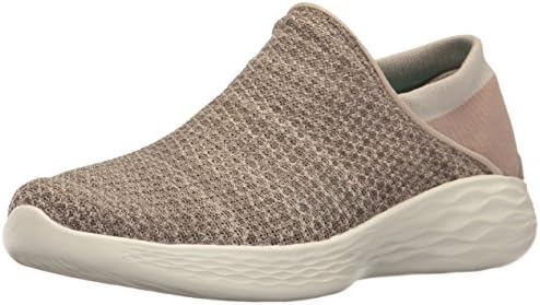 YOU By Skechers Women’s You Slip-On Shoe, Taupe, 8 M US