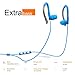 MAXROCK (TM) 3.5mm Jack Stereo Sport Overear Headphones with Microphone and Volume Remote Control for Cellphones, Tablets.(Blue)