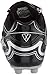 Vizari Striker FG Soccer Shoes | Firm Ground Cleats for Outdoor Surfaces and Fields | Lightweight and Easy to wear Youth Outdoor Soccer Cleats | Black/Silver | 11 Little Kid