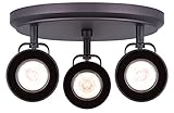CANARM ICW622A03ORB10 LTD Polo 3 Light Ceiling/Wall, Oil Rubbed Bronze with Adjustable Heads